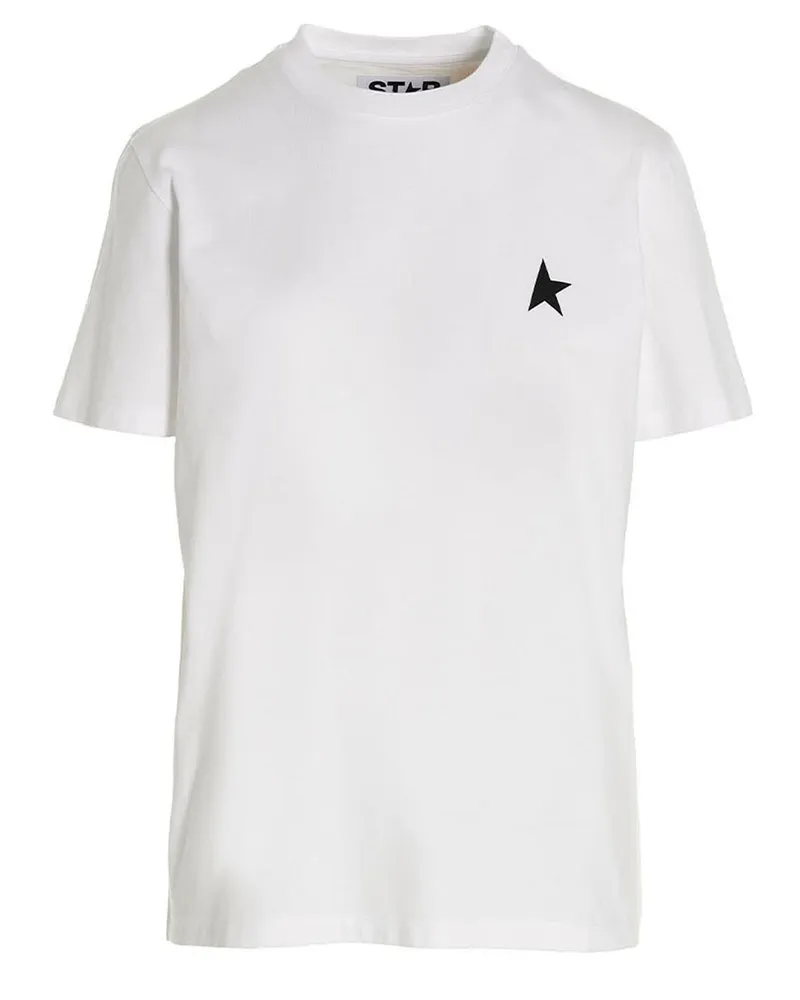 Golden Goose Golden Gans 'Star' T -Shirt Weiß