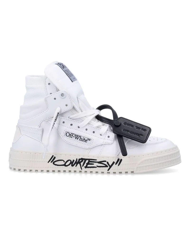 OFF-WHITE Aus weißen Turnschuhen Bianco