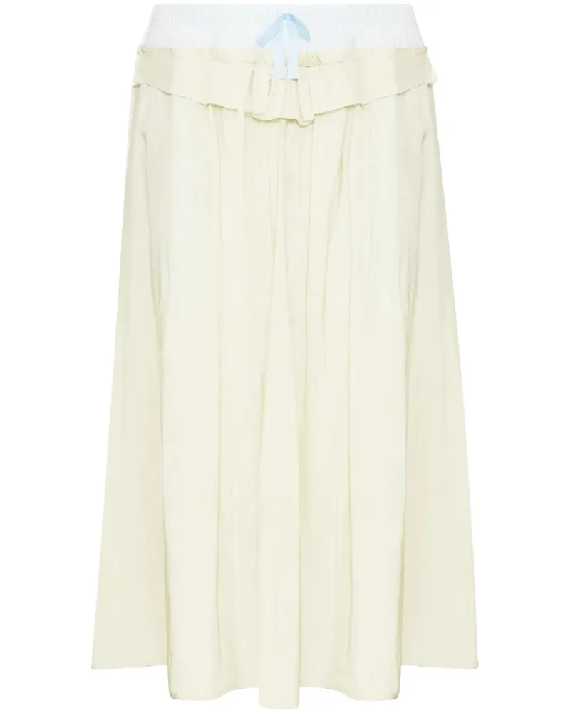Maison Margiela Poplin Midi Rock 729