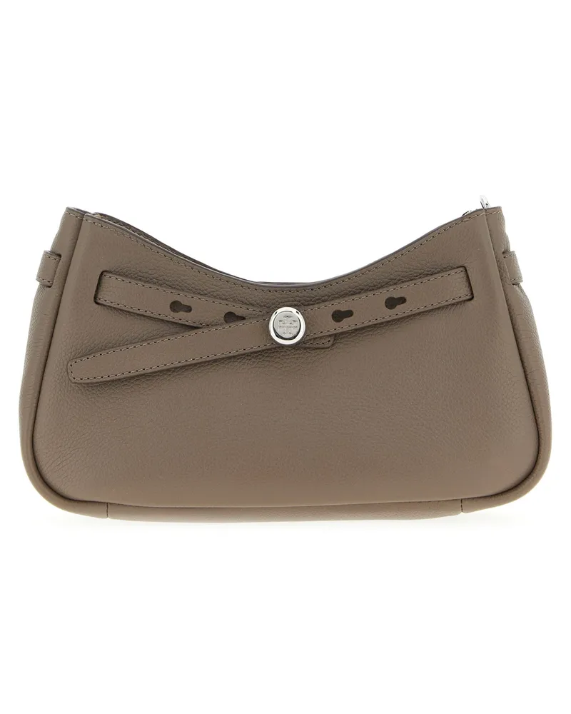 Tory Burch Romy“ Umhängetasche Brown
