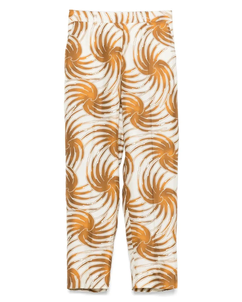Alberto Biani Seidenhose Beige