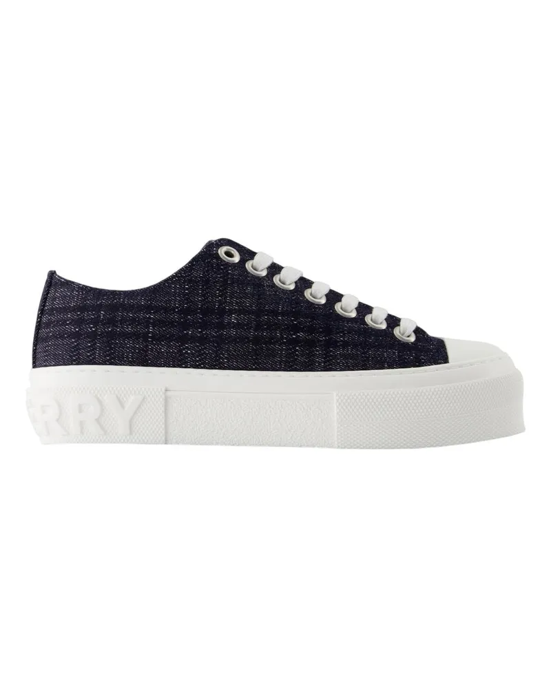 Burberry Jack L Low -Turnschuhe  Baumwollblau Blue