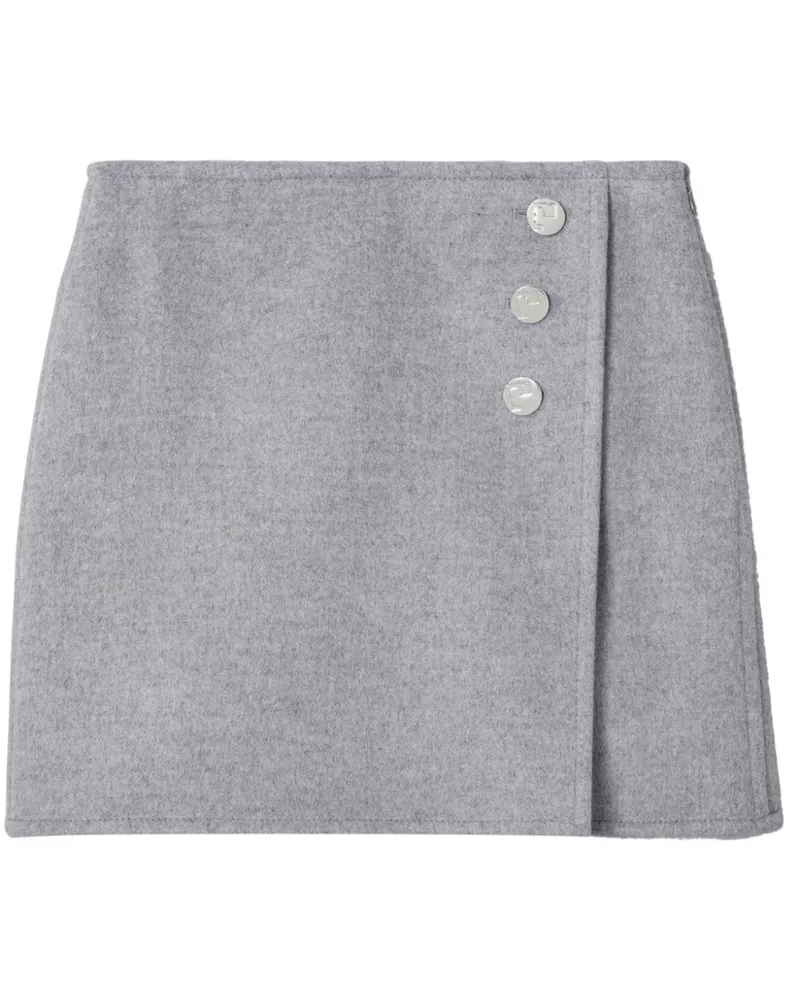 Tory Burch Woll -Minirock Grey