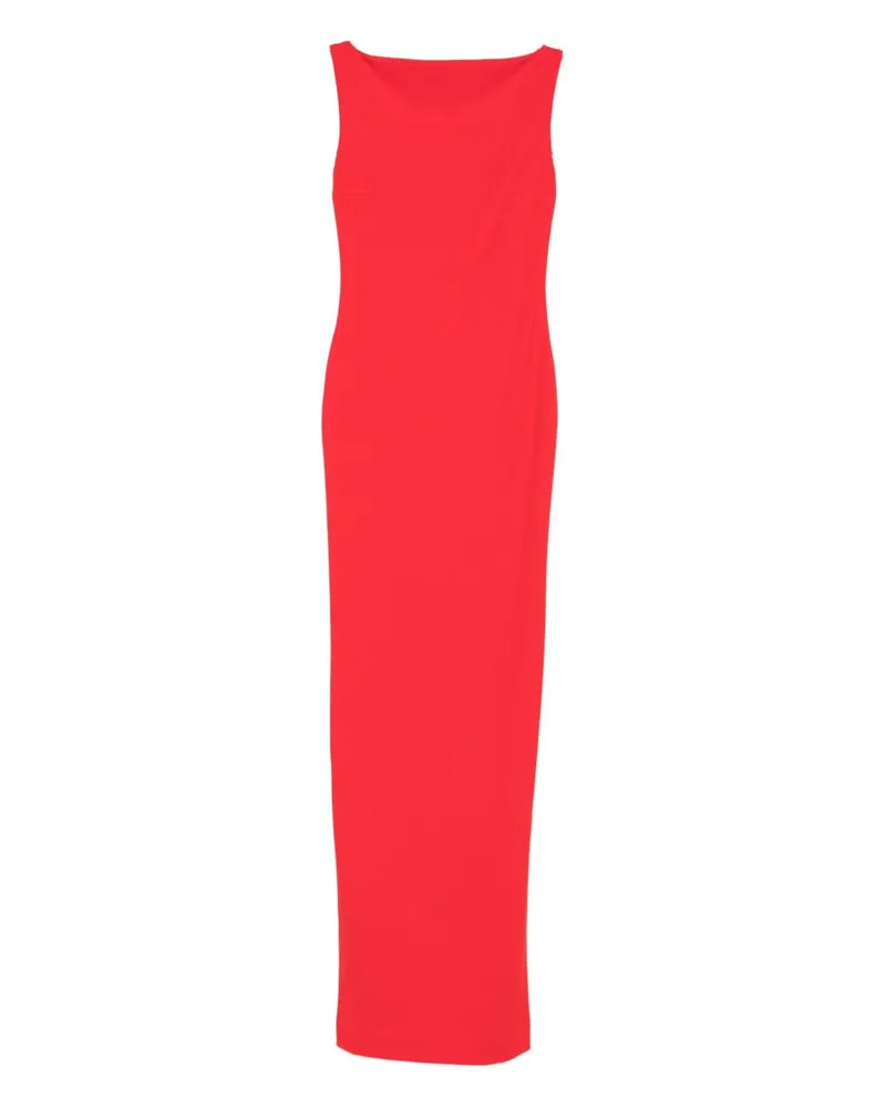 Solace London Trost London Imogen Langes Kleid Red
