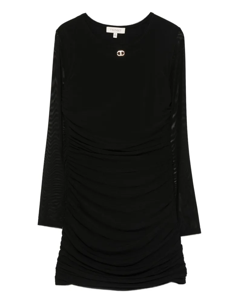 Twin-Set Doppelte Kleider schwarz Black