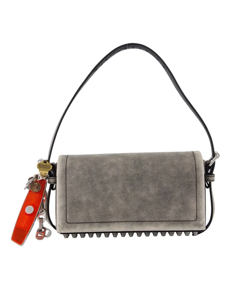 Alexander Wang Ricco Relic Slim Umhängetasche  Ledergrau Grau