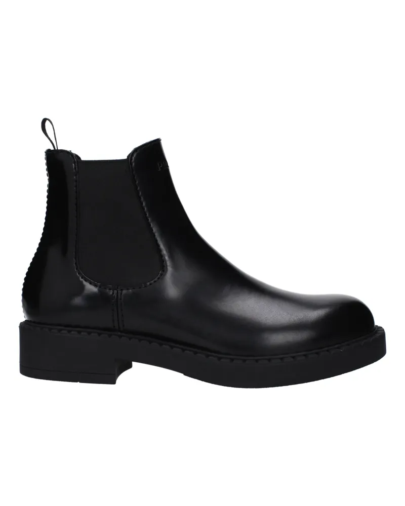 Prada Chelsea Boots Herren Schwarz Leder -