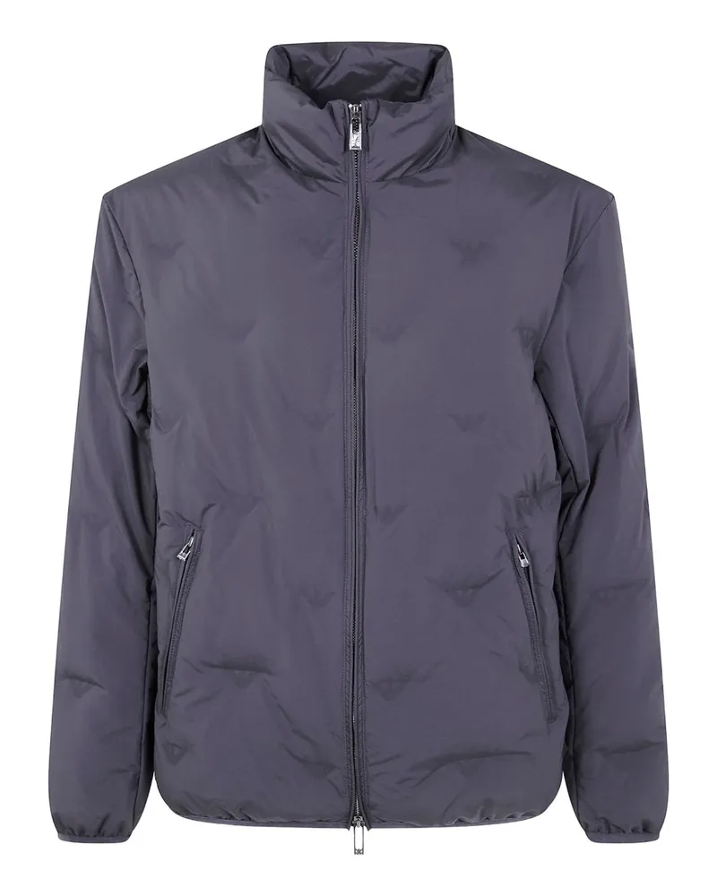 Emporio Armani Nylon Short Down Jacke Black