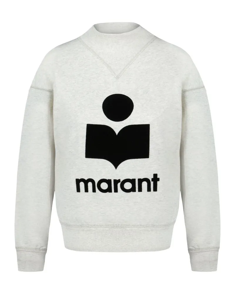 Isabel Marant Moby Gz Hoodie  Baumwolle Weiß White