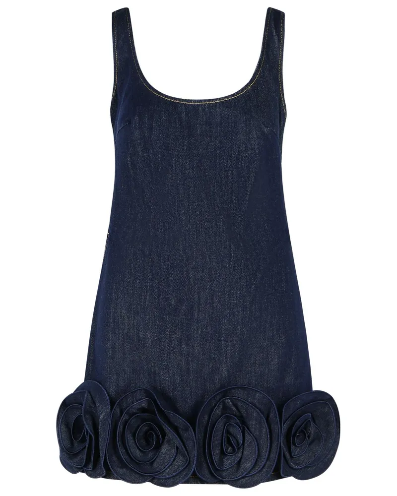 Self-Portrait Blaues Jeanskleid mit Selbstporträt Blue