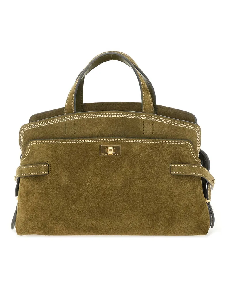 Anya Hindmarch Umhängetasche "Wilson Stitch Green