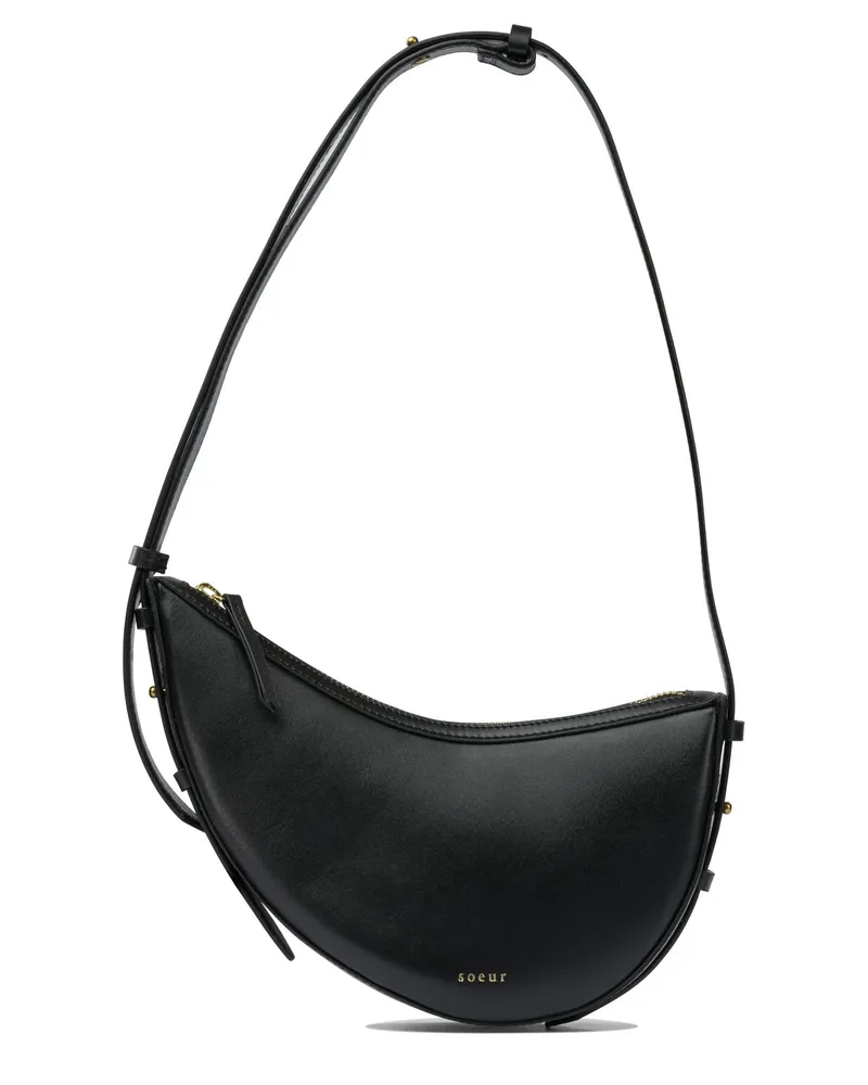 Soeur Wino“ Umhängetasche Black