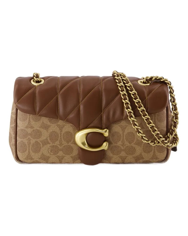Coach Tabby 26 mit Ketten Umhängetasche  Leder braun Braun