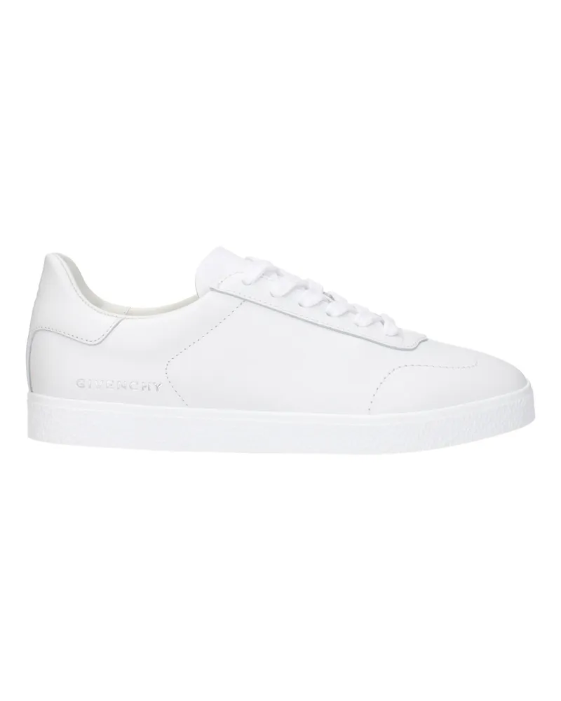 Givenchy Town Damens Turnschuhe aus weißem Leder -