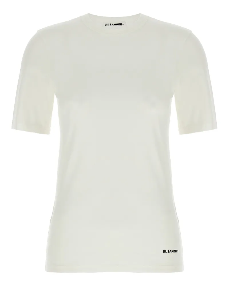 Jil Sander Logo T -Shirt White