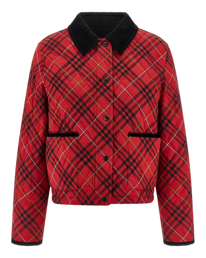 Burberry Oldam Chk' Jacke Multicolor