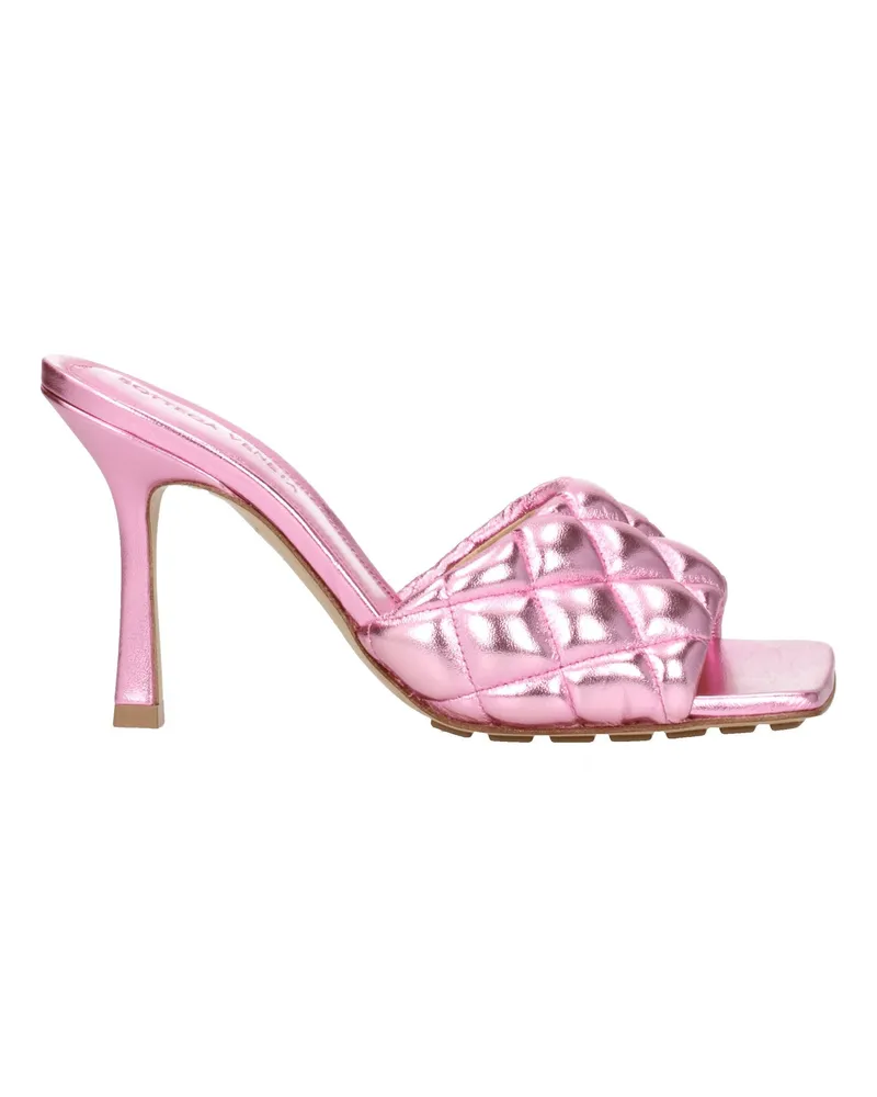 Bottega Veneta Damens Sandalen Rosa/Azalea-Leder -