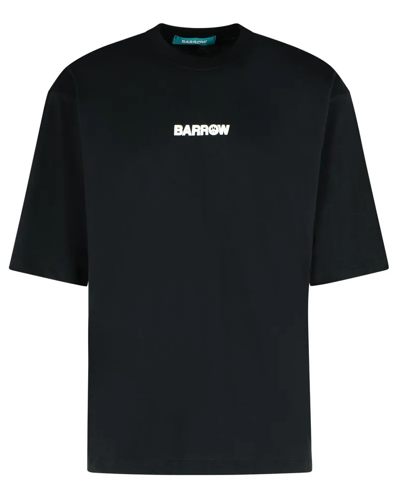 BARROW Schubkarrow Black Cotton T -Shirt Black