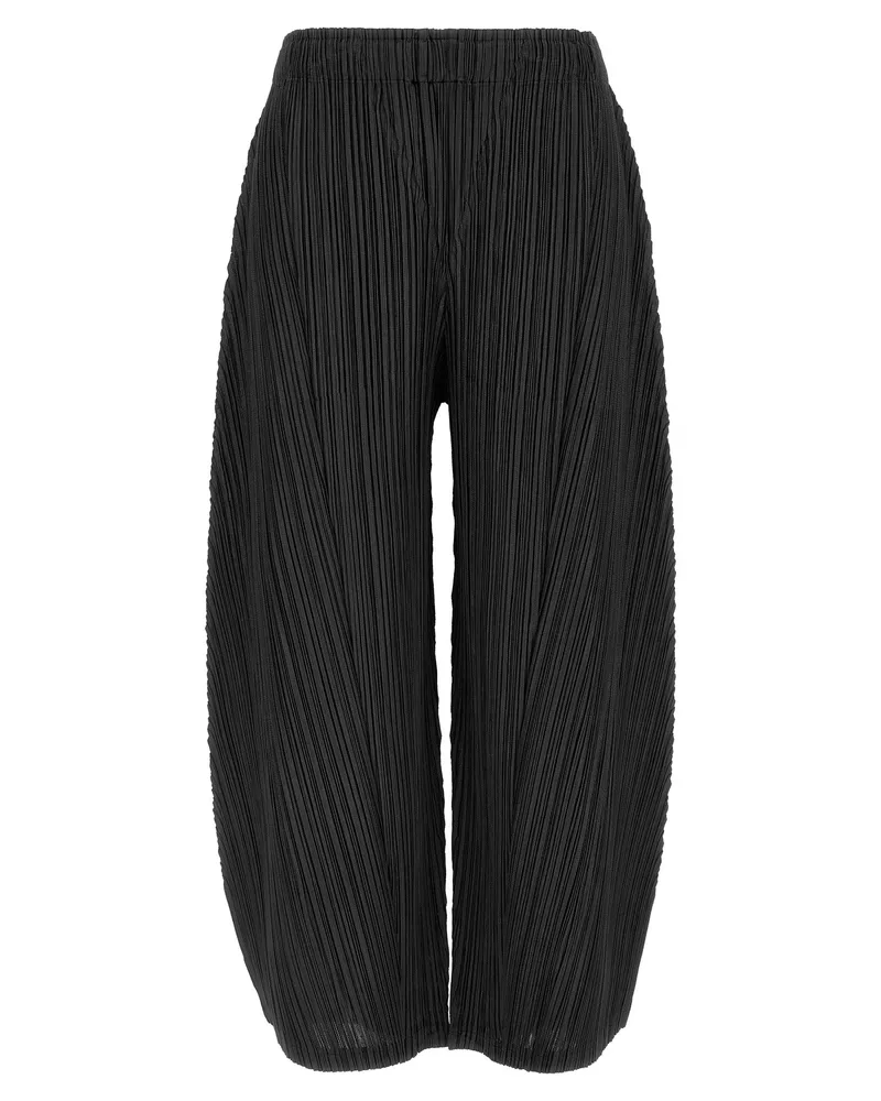 Issey Miyake Falten bitte Issey Miyake 'dickere Boden 2' Hosen Black