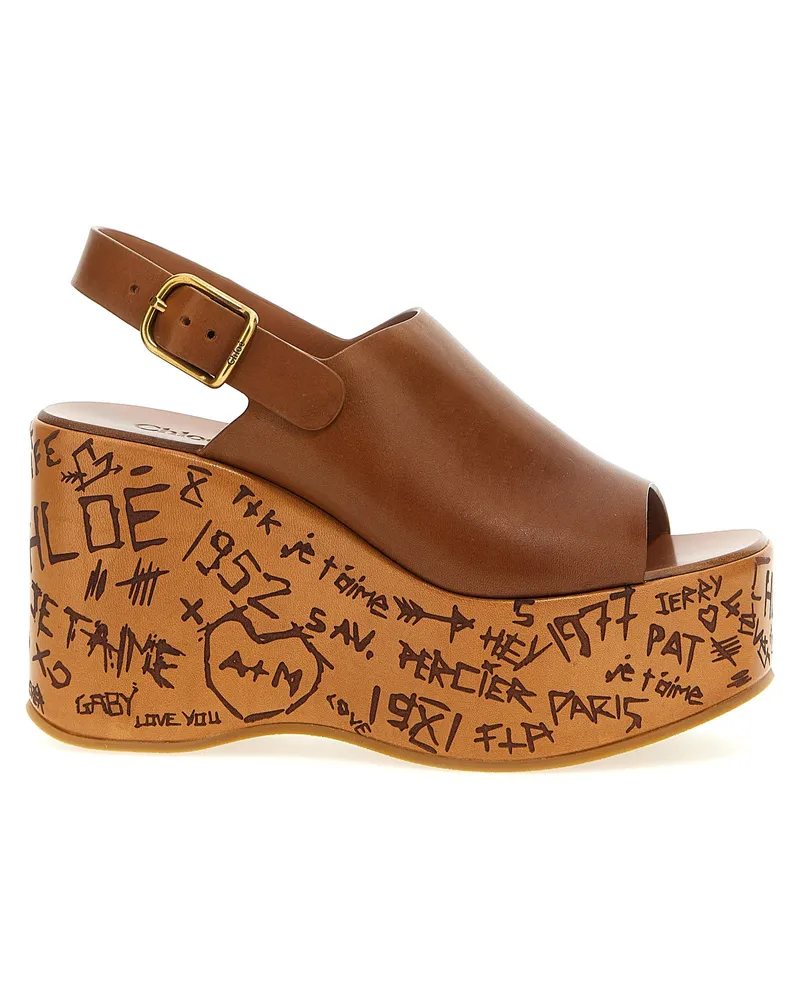 Chloé Chloé 'Maxime' Sandalen Brown