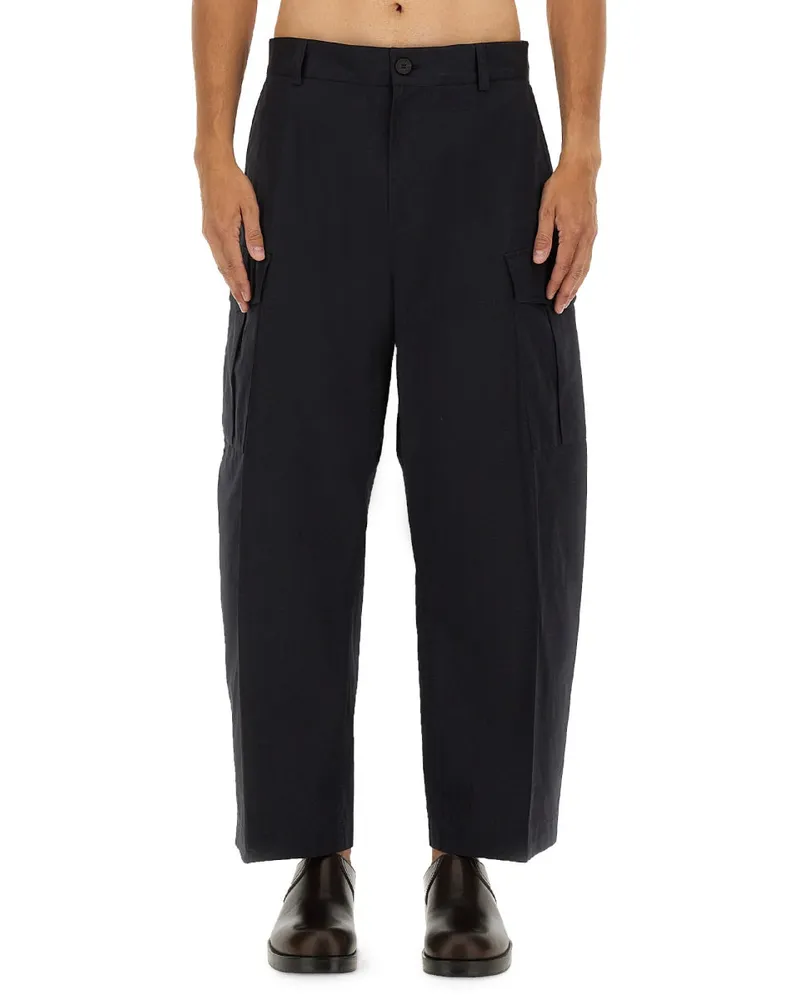 Studio Nicholson Cargo Hosen Blue