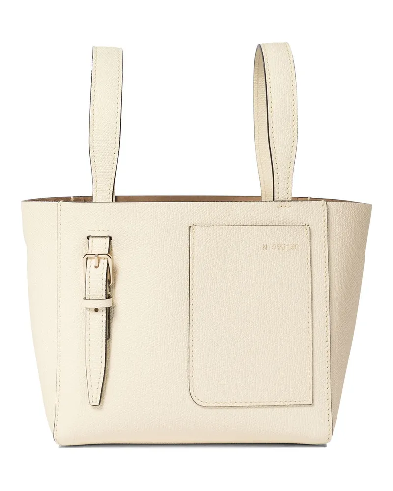 Valextra Soft Micro“ Beuteltasche White