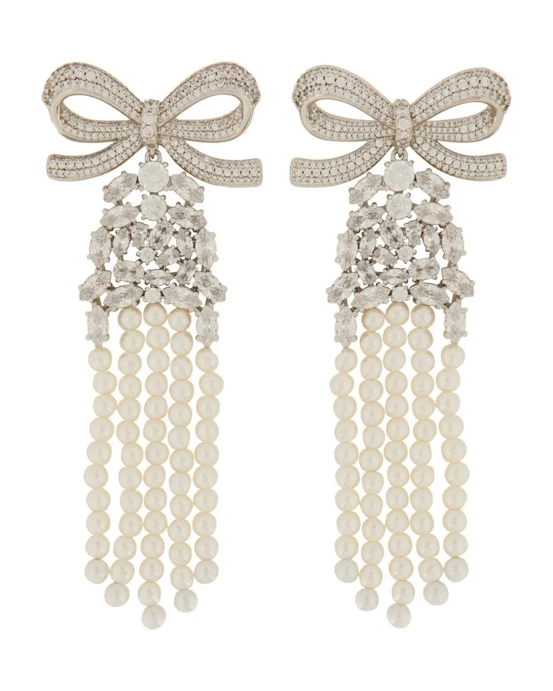 Self-Portrait Selbstporträt -Ohrringe mit Bug Silver