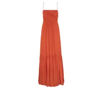 Pioppo drapiert Georgette Kleid