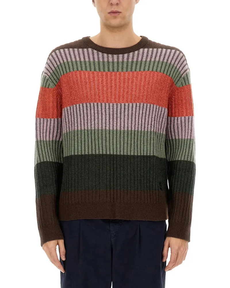 Paul Smith PS von Paul Smith Striped Shirt Green