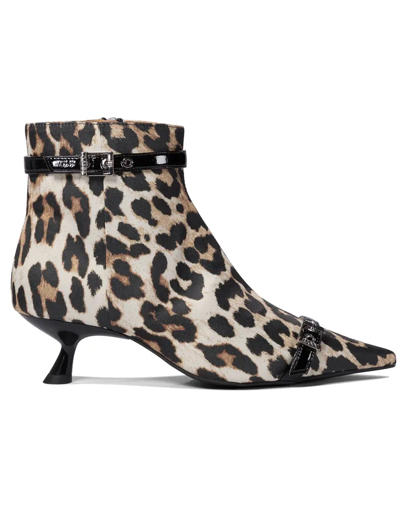 Ganni Knöchelstiefel Brown