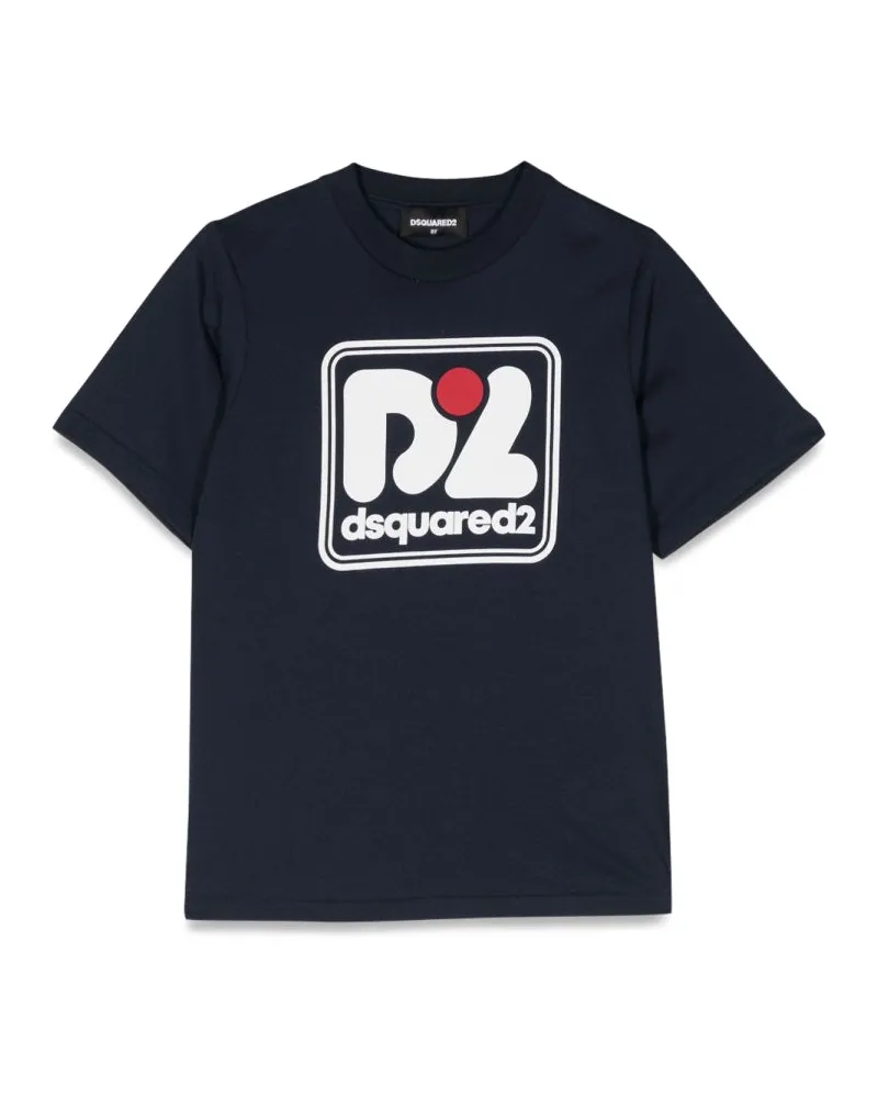 Dsquared2 Slouch fit T -Shirt Blue