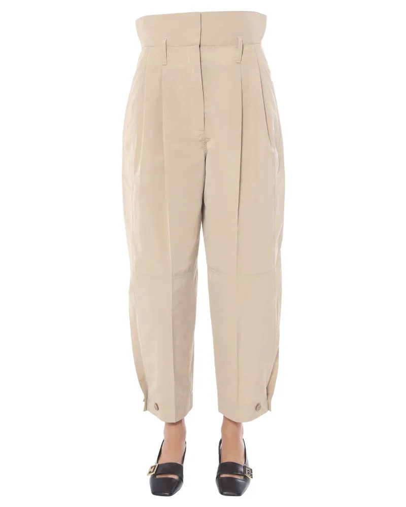 Givenchy hohe Taillenhose Beige