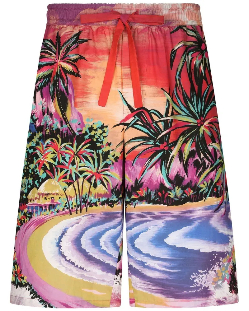 Dolce & Gabbana gedruckte Shorts Multicolour