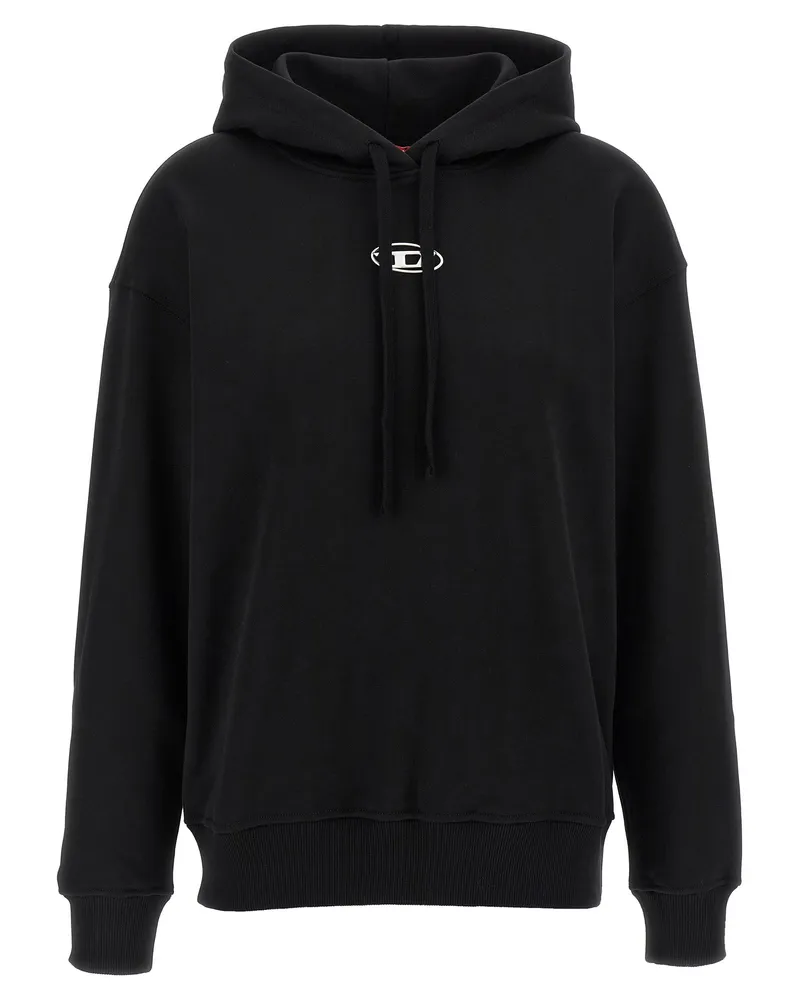 Diesel F Buxt Hood OD' Hoodie Black
