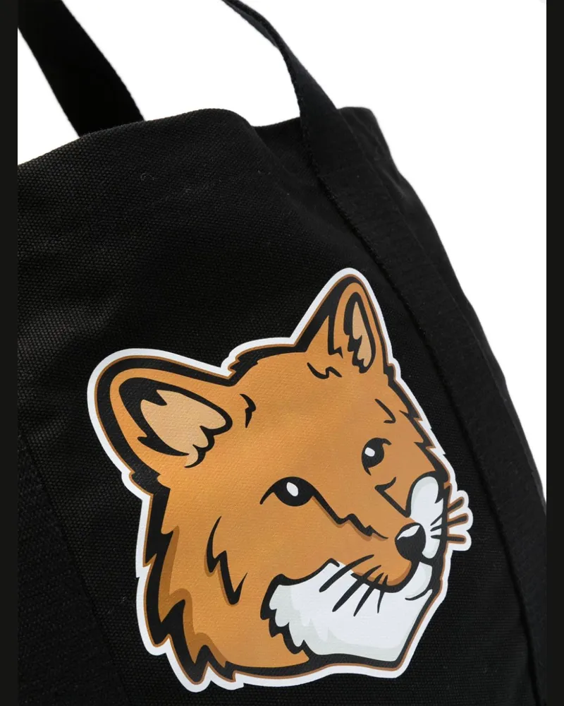 Kitsuné Maison Kitsuné Fox Head Tote Tasche 