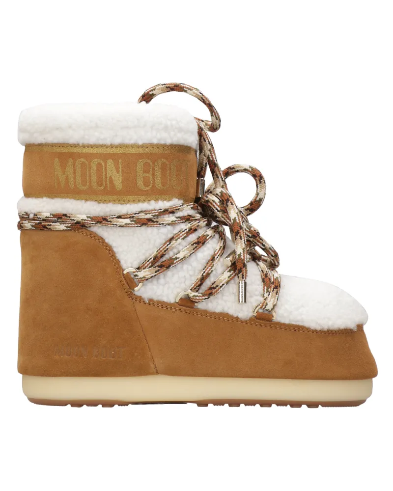 Moon Boot Mondstiefel Whisky+bianco
