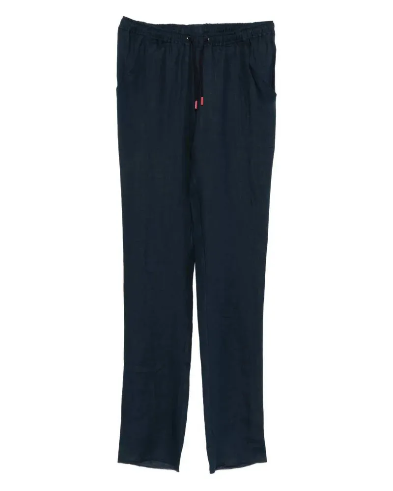Kiton Hose mit Kordelzug Blu