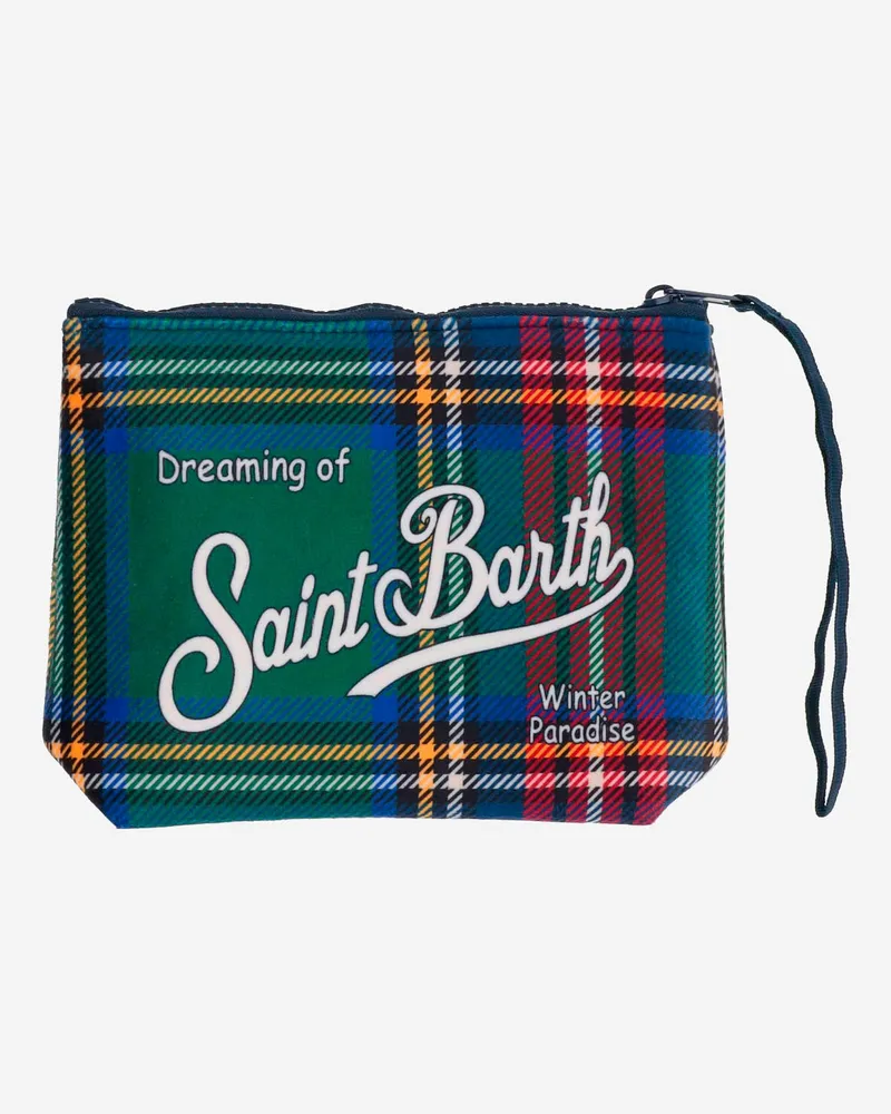 MC2 Saint Barth Aline Clutch Bag mit Logo Red