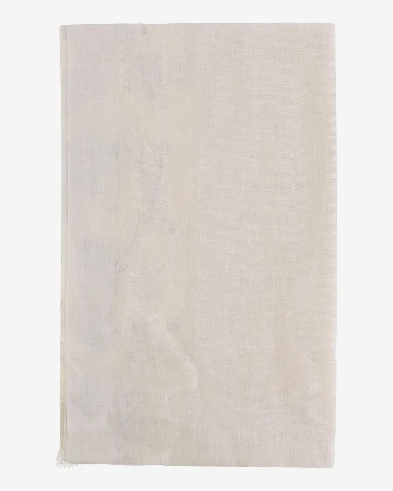 Faliero Sarti Seide und Leinenschal Ivory