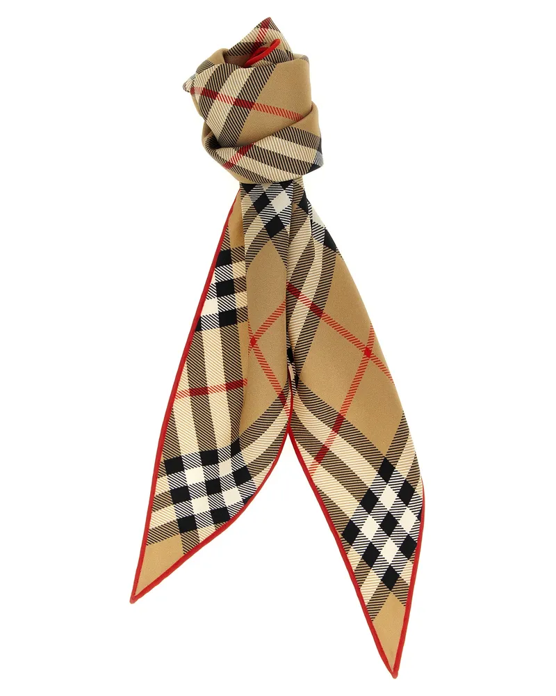 Burberry Karo-Seidenschal Multicolor
