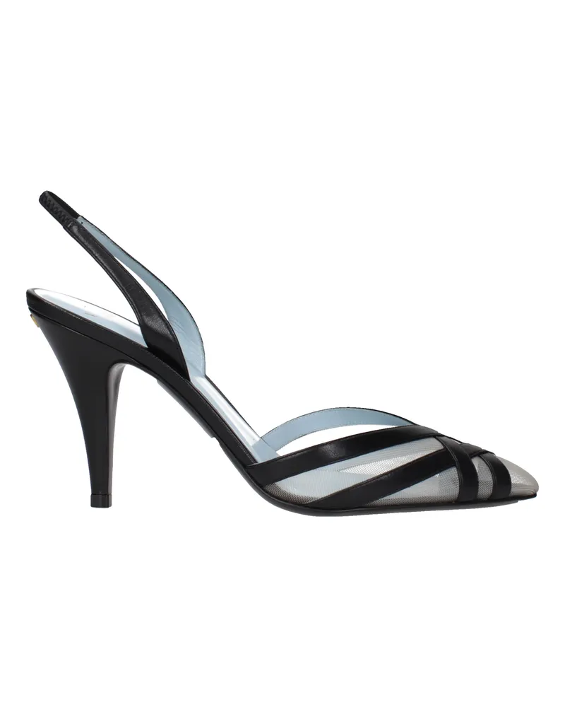 Valentino Garavani Damens Sandalen aus schwarzem Leder -