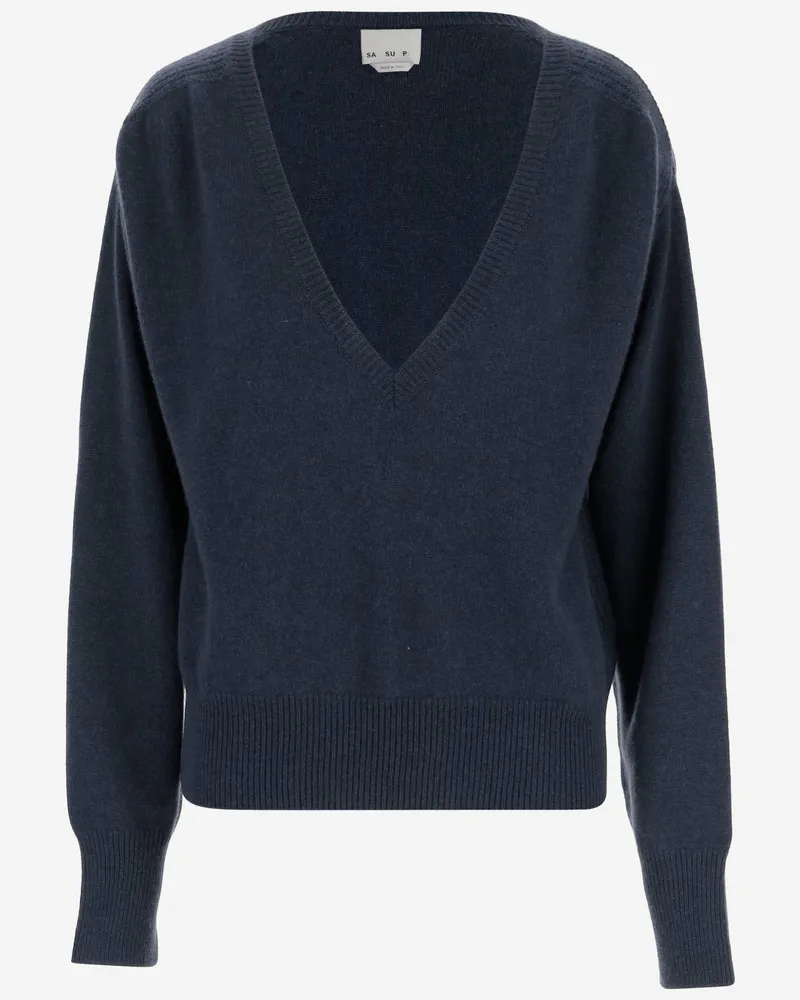Sa Su Phi Cashmere Pullover Blue