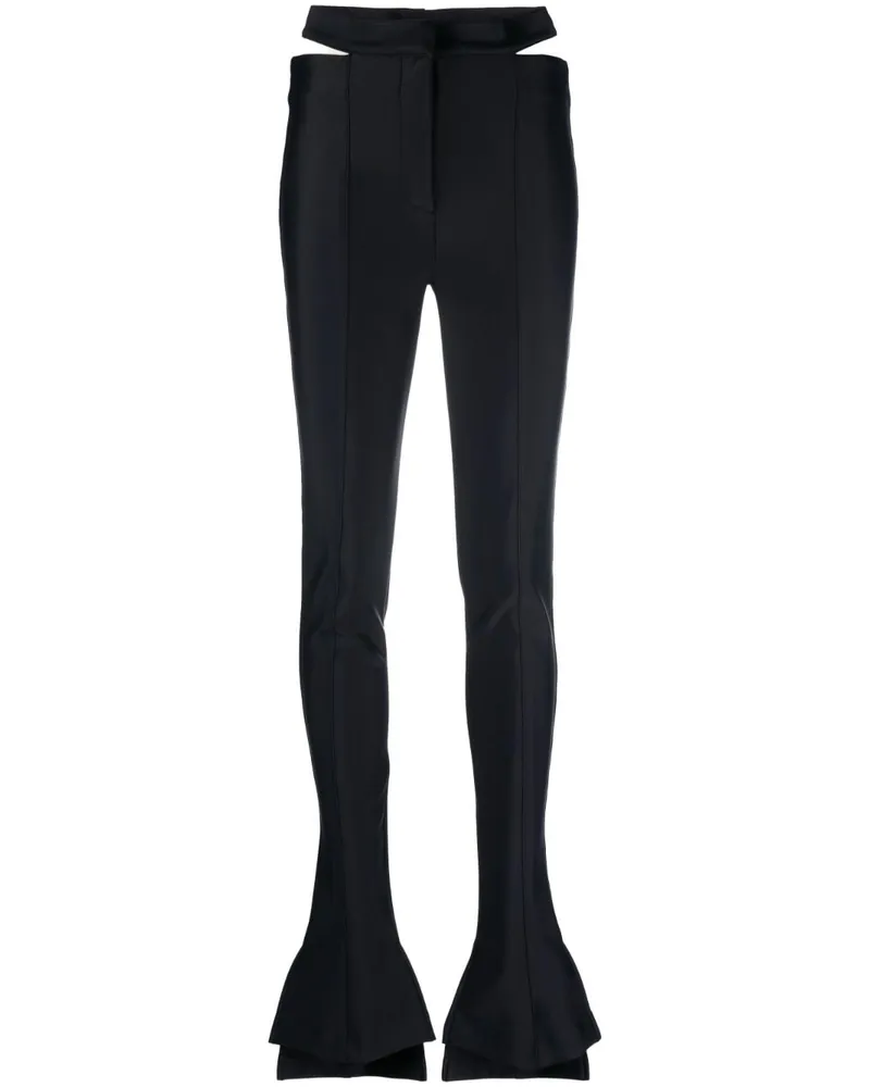 Thierry Mugler flammte Stretchhose aus Black