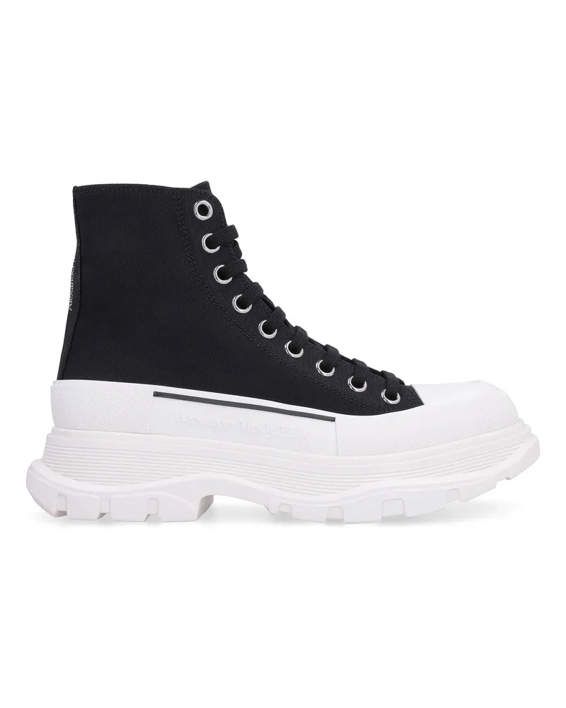 Alexander McQueen Treadslick High Top Sneakers Black