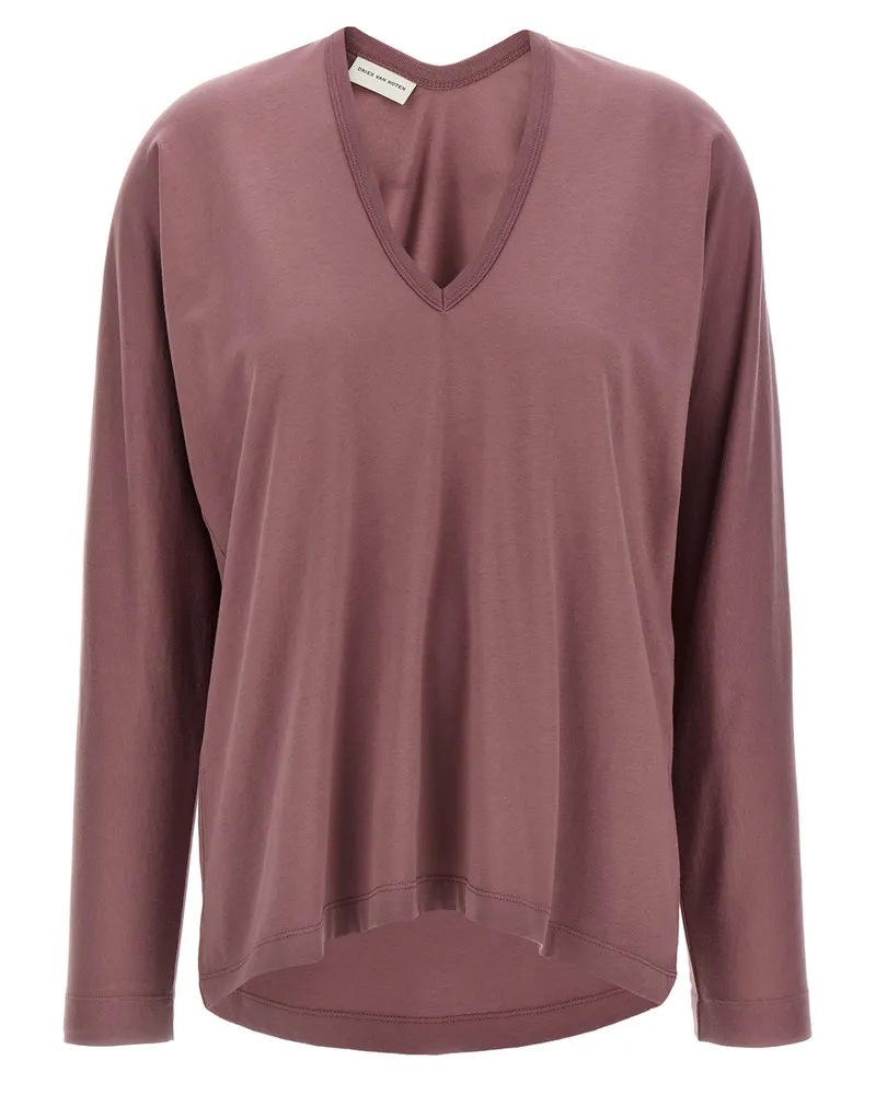 Dries van Noten Trocknen van Note 'Hena bis' T -Shirt Purple