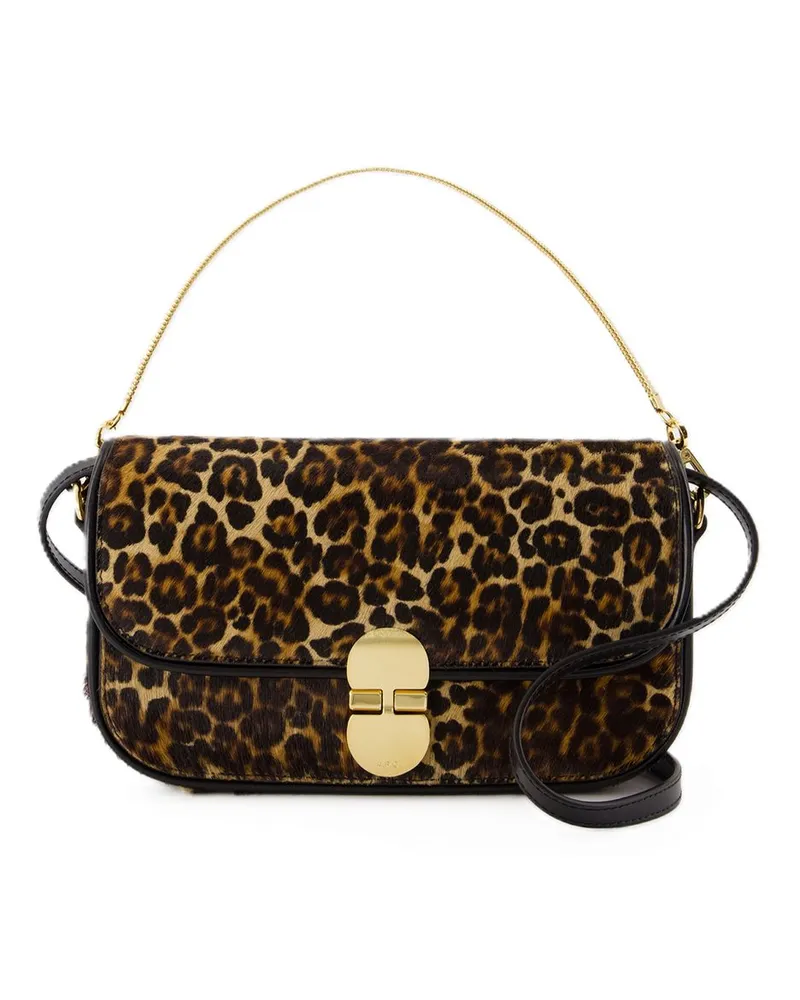 A.P.C. Grace Chaine Clutch  Leder gedruckt Gedruckt
