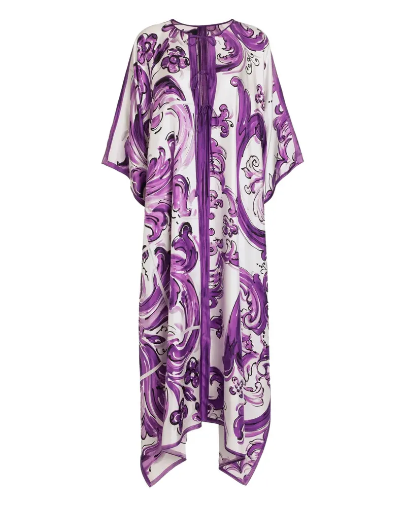 Dolce & Gabbana Kleid mit Majolika-Print von Hp5dq