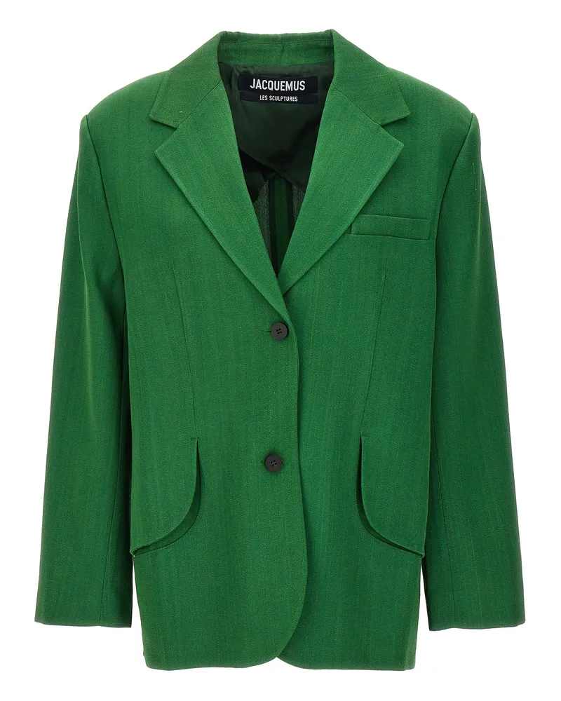 Jacquemus La Veste Titolo' Blazer Grün