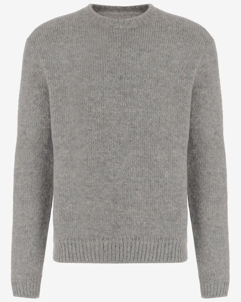Jil Sander Crew Neck Wollpullover Grey