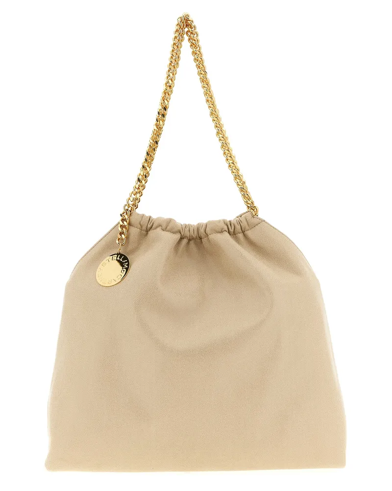 Stella McCartney Umhängetasche „Falabella Kordelzug Beige